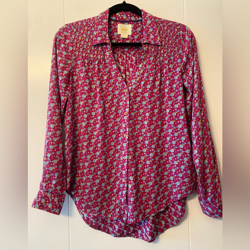ANTHROPOLOGIE- Maeve Pattern Blouse